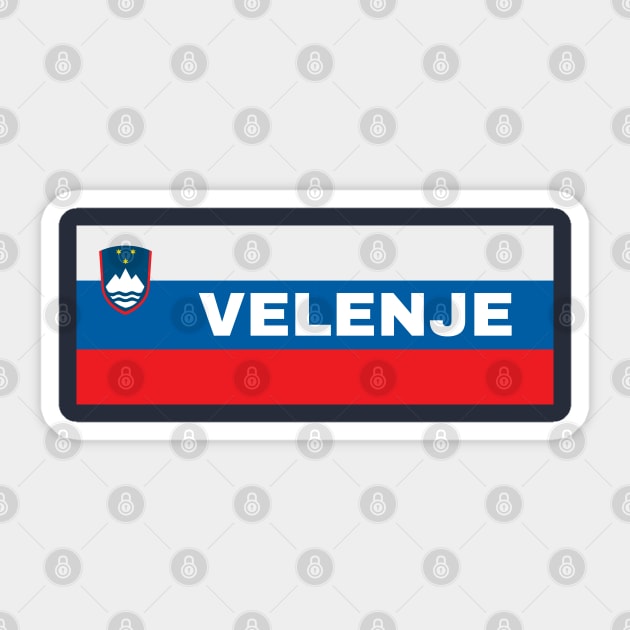 Velenje City in Slovenian Flag Sticker by aybe7elf